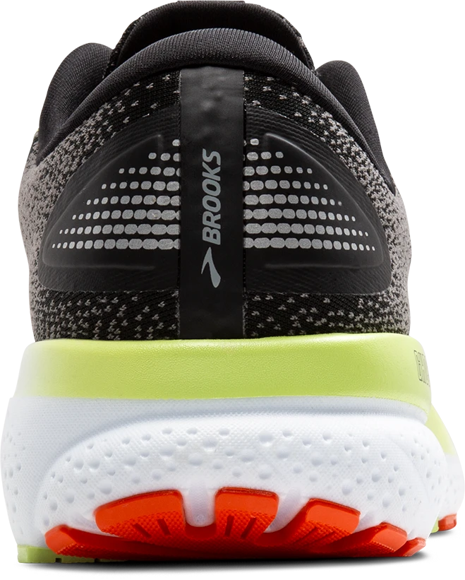 BROOKS Men's Ghost 16 GTX (049 - Black/Mandarin Red/Green) 5 BROOKS Men's Ghost 16 GTX (049 - Black/Mandarin Red/Green) - Image 5