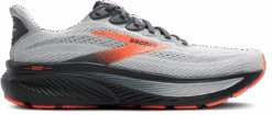 BROOKS Men's Ghost 17 (048 - Oyster Mushroom/Orange/Ebony)