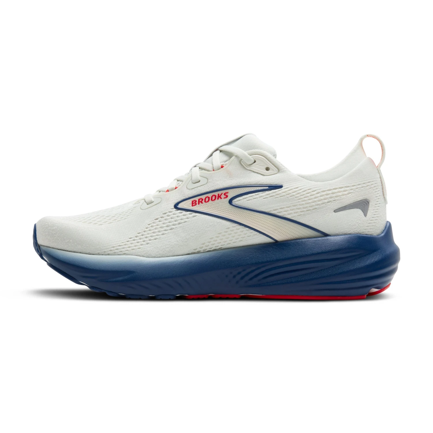 BROOKS Men's Glycerin 22 (404 - Gray/Navy Peony/Fiery Red) 3 BROOKS Men's Glycerin 22 (404 - Gray/Navy Peony/Fiery Red) - Image 3