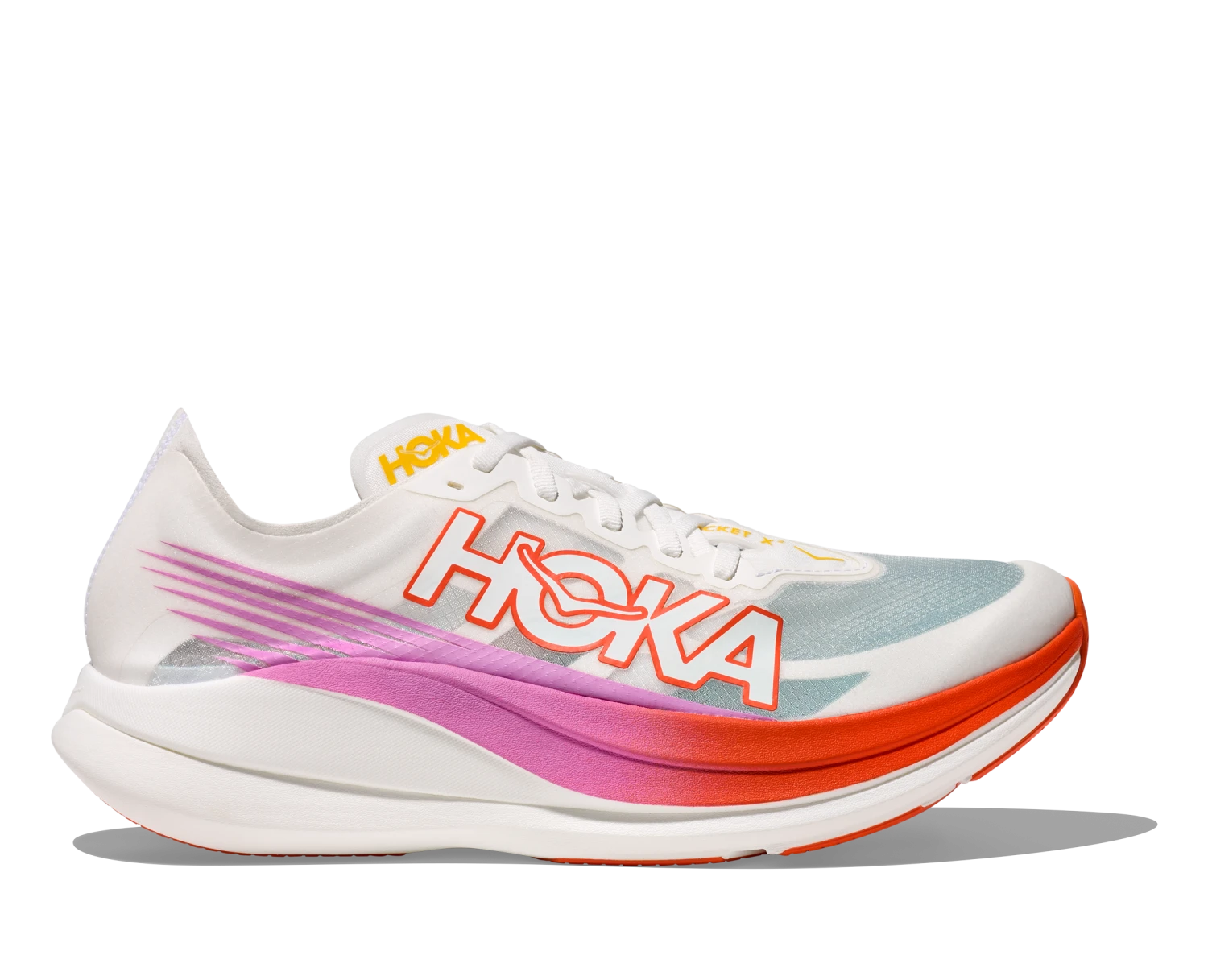 Hoka Unisex Rocket X 2 (FLV - Frost/Lava) 1 Hoka Unisex Rocket X 2 (FLV - Frost/Lava)