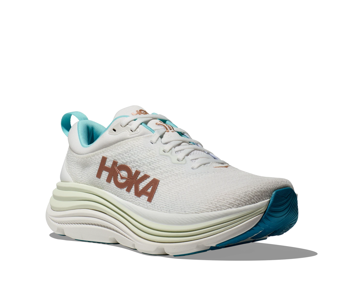 Hoka Women's Gaviota 5 (FTRS - Frost/Rose Gold) 3 Hoka Women's Gaviota 5 (FTRS - Frost/Rose Gold) - Image 3