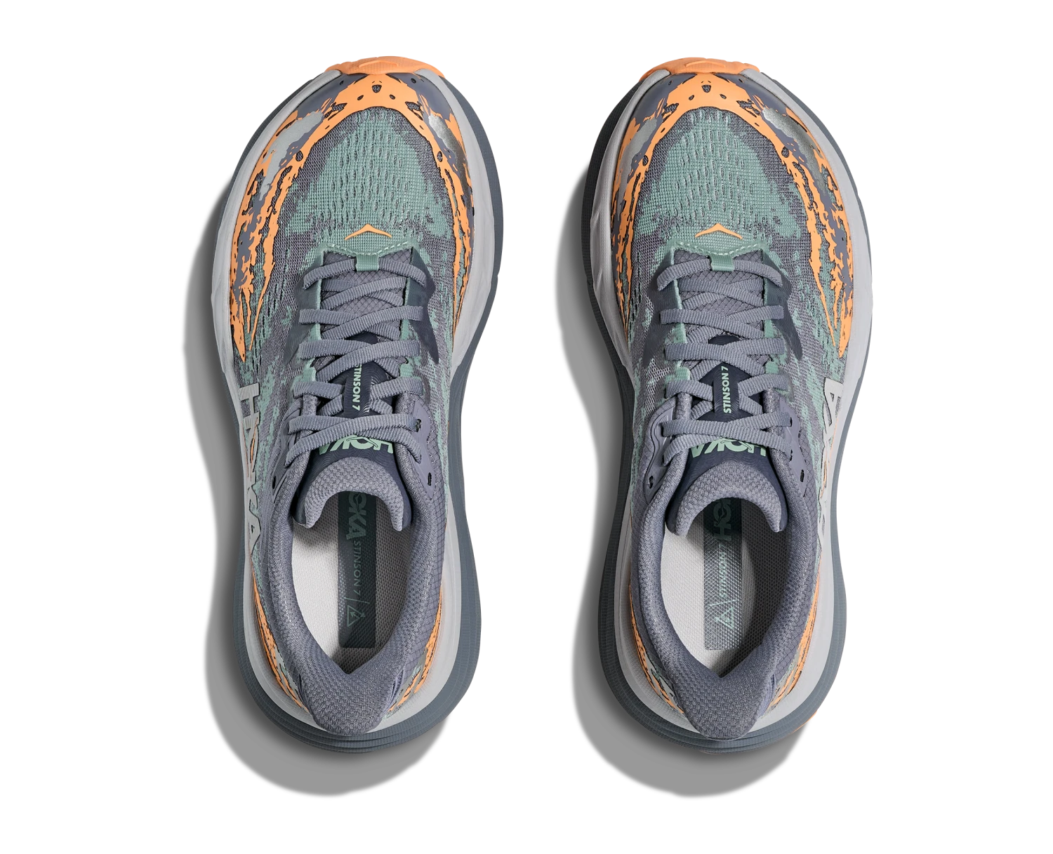 Hoka Women's Stinson 7 (GSP - Grey Skies/Pale Tangerine) 5 Hoka Women's Stinson 7 (GSP - Grey Skies/Pale Tangerine) - Image 5
