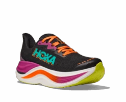 Hoka Women's Skyward X (BCQ - Black/Electric Aqua) -TCRunning Shop 1147912 BCQ 6