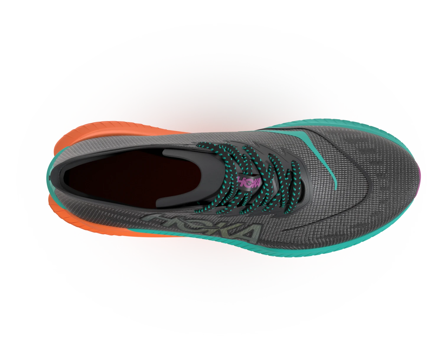 Hoka Women’s Mach X 2 (BCQ - Black/Electric Aqua) 6 Hoka Women’s Mach X 2 (BCQ - Black/Electric Aqua) - Image 6