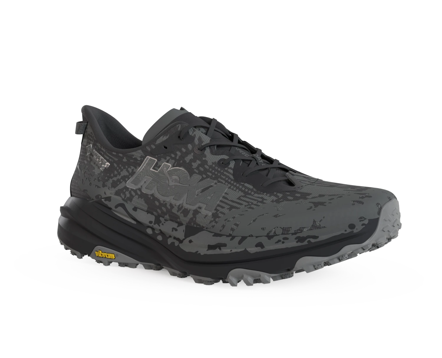 Hoka Men's Speedgoat 6 GTX (BCKT - Black/Outer Orbit) 3 Hoka Men's Speedgoat 6 GTX (BCKT - Black/Outer Orbit) - Image 3