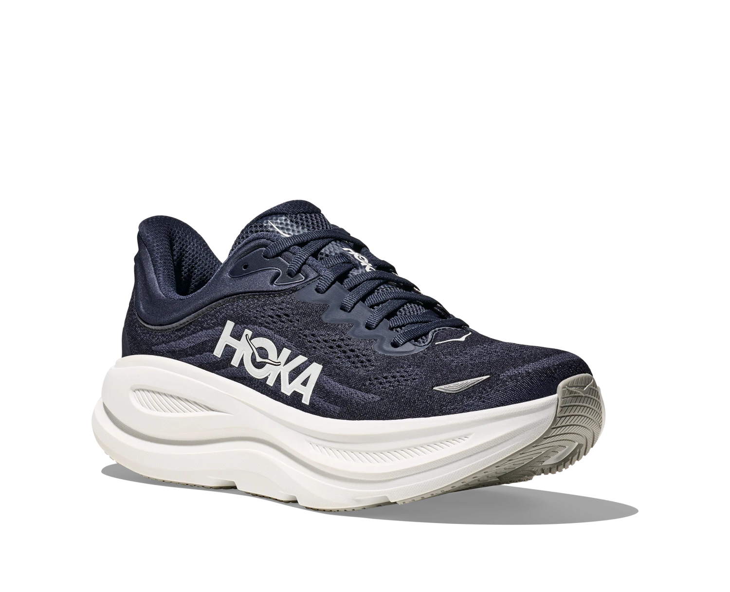 Hoka Men's Bondi 9 (VYN - Varsity Navy/White) 3 Hoka Men's Bondi 9 (VYN - Varsity Navy/White) - Image 3