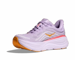 Hoka Women's Bondi 9 (AGH - Aster Flower/Starlight Glow) -TCRunning Shop 1162012 AGH 3