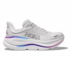 Hoka Women's Bondi 9 WIDE (CYWH - Cosmic Grey/White)