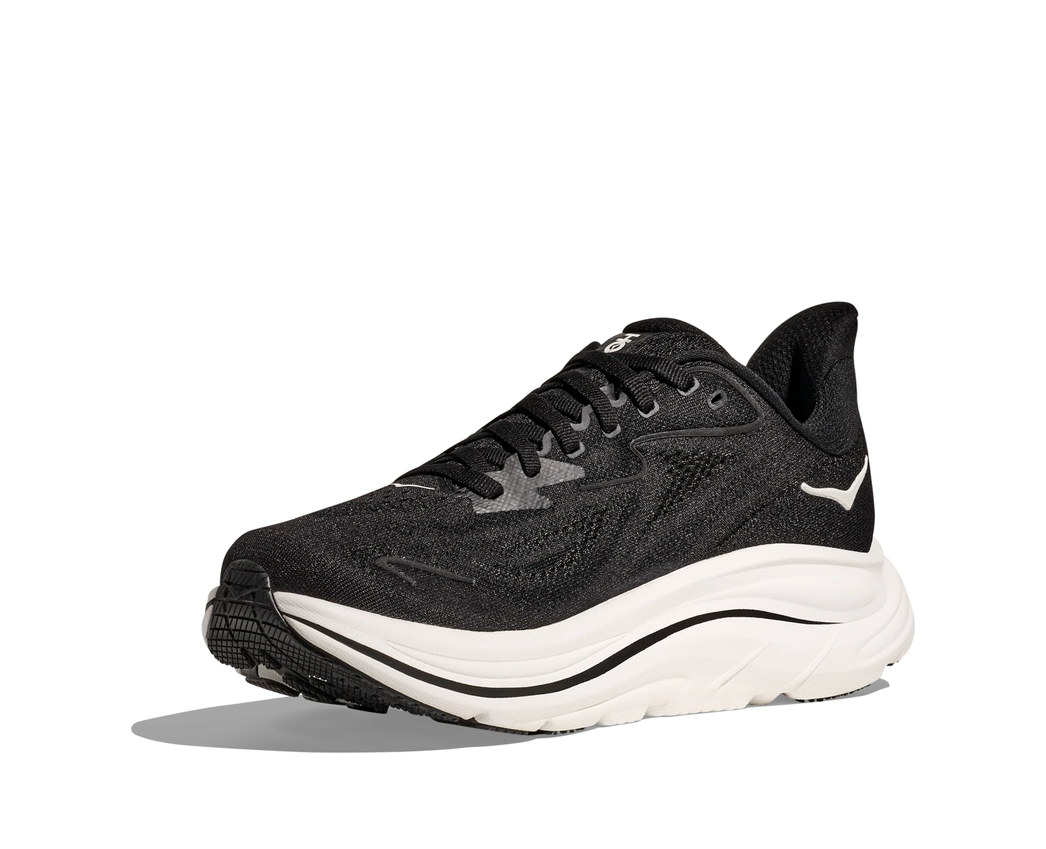 Hoka Women's Clifton 10 WIDE (BWHT - Black/White) 4 Hoka Women's Clifton 10 WIDE (BWHT - Black/White) - Image 4