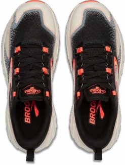 BROOKS Women's Cascadia 18 (011 - Black/Blue Wash/Flame) -TCRunning Shop 120416 011 O Cascadia 18