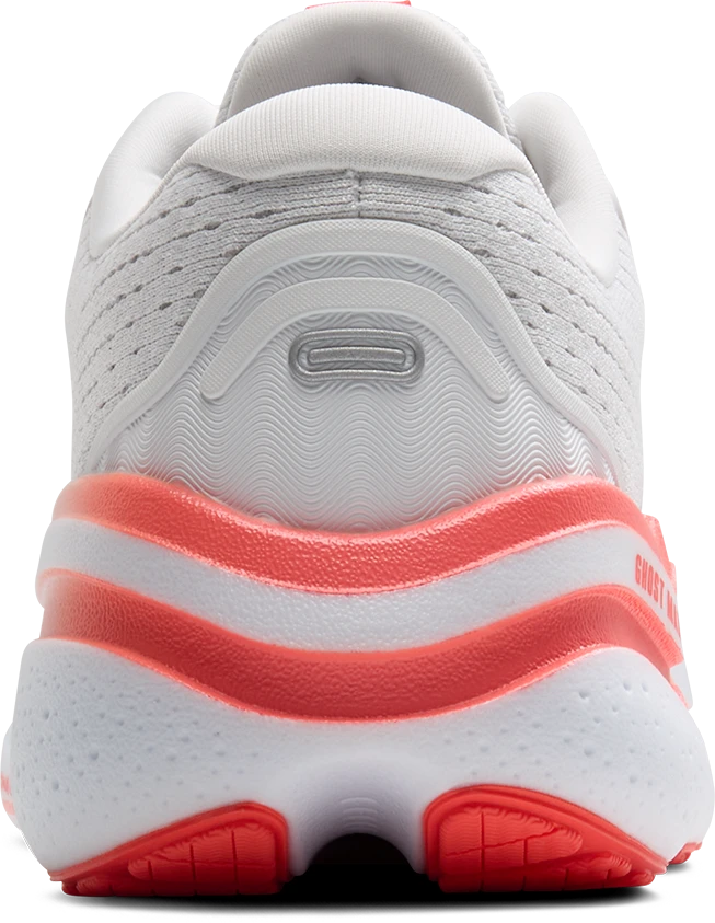 BROOKS Women's Ghost Max 2 (174 - White/Hot Coral) 5 BROOKS Women's Ghost Max 2 (174 - White/Hot Coral) - Image 5