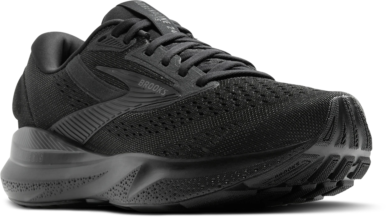 BROOKS Women's Adrenaline GTS 24 WIDE (020 - Black/Black/Ebony) 3 BROOKS Women's Adrenaline GTS 24 WIDE (020 - Black/Black/Ebony) - Image 3