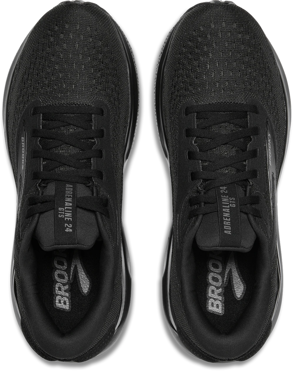 BROOKS Women's Adrenaline GTS 24 WIDE (020 - Black/Black/Ebony) 4 BROOKS Women's Adrenaline GTS 24 WIDE (020 - Black/Black/Ebony) - Image 4