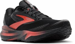 BROOKS Women's Adrenaline 24 Weatherized (044 - Black/Ebony/Hot Coral) 8 BROOKS Women's Adrenaline 24 Weatherized (044 - Black/Ebony/Hot Coral) -TCRunning Shop 120427 044 A Adrenaline GTS 24 Weatherized
