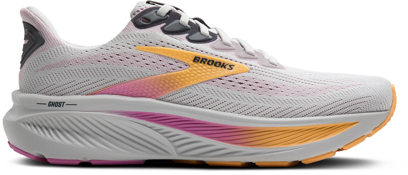 BROOKS Women's Ghost 17 (070 - Oyster/Apricot/Pink) 1 BROOKS Women's Ghost 17 (070 - Oyster/Apricot/Pink)
