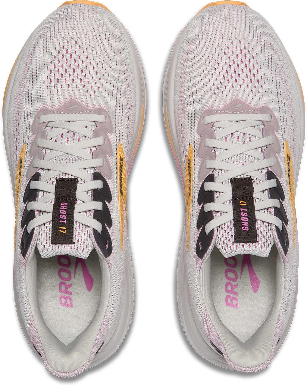 BROOKS Women's Ghost 17 (070 - Oyster/Apricot/Pink) 4 BROOKS Women's Ghost 17 (070 - Oyster/Apricot/Pink) - Image 4