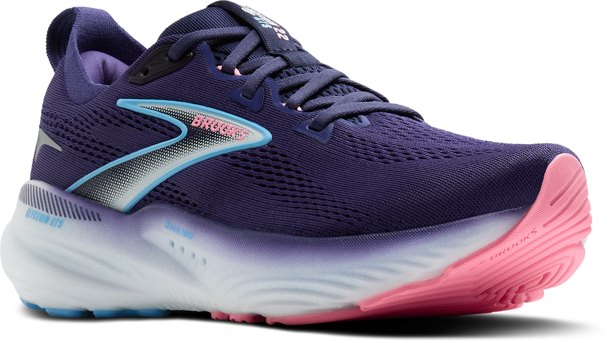 BROOKS Women's Glycerin GTS 22 (429 - Blue Ribbon/Peacoat/Dianthus) 3 BROOKS Women's Glycerin GTS 22 (429 - Blue Ribbon/Peacoat/Dianthus) - Image 3