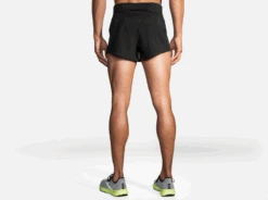 BROOKS Men's Sherpa 3" Split Short (001 - Black) -TCRunning Shop 211329 001 MB Sherpa 3in Split Short