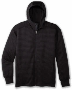 BROOKS Men's Activate Midweight Hoodie (001 - Black)