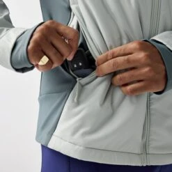 BROOKS Men's Shield Hybrid Jacket 3.0 (183 - Smoke/Storm) -TCRunning Shop 211524 183 d1 shield hybrid jacket mens running jacket 3