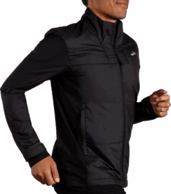 BROOKS Men's Shield Hybrid Jacket 3.0 (001 - Black) -TCRunning Shop 211524 001 MV Shield Hybrid Jacket 3