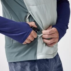 BROOKS Men's Shield Hybrid Vest 3.0 (183 - Smoke/Storm) -TCRunning Shop 211525 183 d1 shield hybrid vest mens running jacket 3