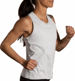 BROOKS Women’s Luxe Tank (170 - Htr Lt Ash) -TCRunning Shop 221660 170 MV Luxe Tank