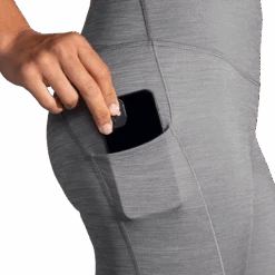 BROOKS Women’s Spark Capri (033 - Heather Charcoal) -TCRunning Shop 221663 033 D1 Spark Capri