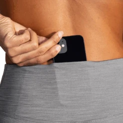 BROOKS Women’s Spark Capri (033 - Heather Charcoal) -TCRunning Shop 221663 033 D2 Spark Capri