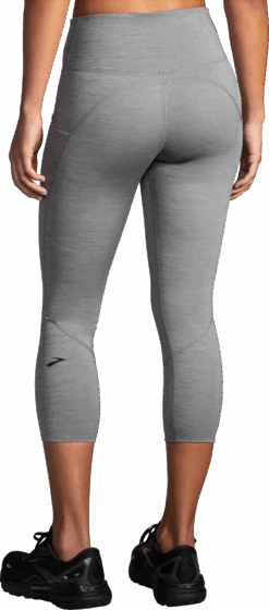 BROOKS Women’s Spark Capri (033 - Heather Charcoal) -TCRunning Shop 221663 033 MB Spark Capri