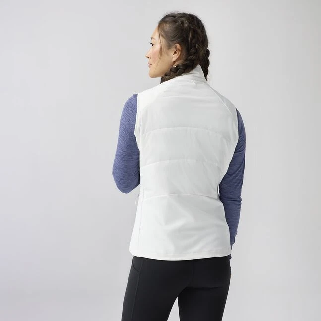 BROOKS Women's Shield Hybrid Vest 3.0 (100 - White) 2 BROOKS Women's Shield Hybrid Vest 3.0 (100 - White) - Image 2