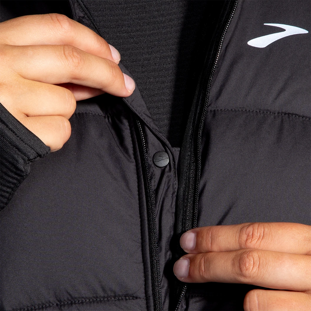 BROOKS Women's Shield Hybrid Vest 3.0 (001 - Black) 4 BROOKS Women's Shield Hybrid Vest 3.0 (001 - Black) - Image 4