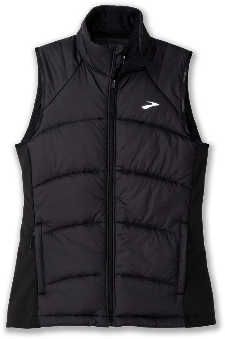 BROOKS Women's Shield Hybrid Vest 3.0 (001 - Black) 1 BROOKS Women's Shield Hybrid Vest 3.0 (001 - Black)