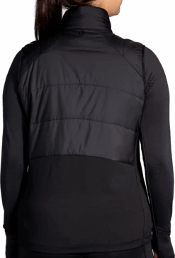 BROOKS Women's Shield Hybrid Vest 3.0 (001 - Black) 9 BROOKS Women's Shield Hybrid Vest 3.0 (001 - Black) -TCRunning Shop 221695 001 MB Shield Hybrid Vest 3