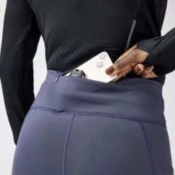 BROOKS Women's Momentum Thermal Tight 2.0 (459 - Dark Nightshadow/Speed Logo) -TCRunning Shop 221737 459 d1 momentum thermal tight 2 womens thermal running tight