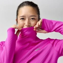 BROOKS Women's Notch Thermal Long Sleeve 3.0 (588 - Magenta) -TCRunning Shop 221739 588 d1 notch thermal long sleeve 3 womens running shirt