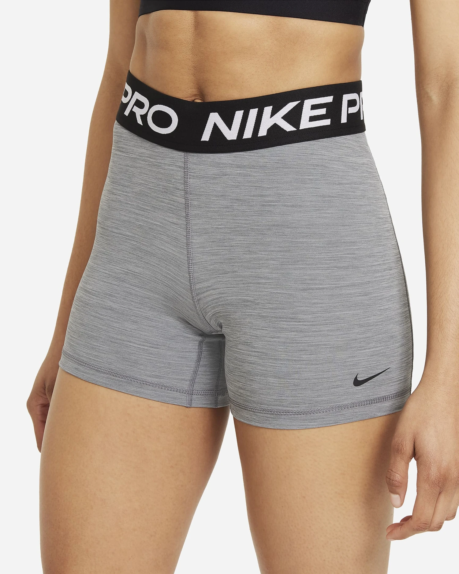 Nike Women's Pro 365 5" Shorts (084 - Smoke Grey/Heather/Black/Black) 1 Nike Women's Pro 365 5" Shorts (084 - Smoke Grey/Heather/Black/Black)