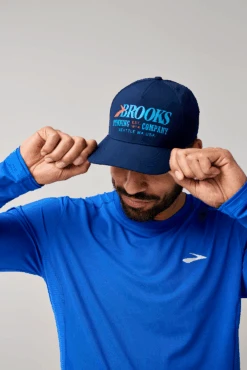 Surge Trucker Hat (472 - Navy/Brooks Running) -TCRunning Shop 280492 472 MF Surge Trucker Hat