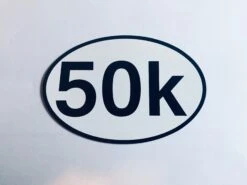 50k Oval Magnet