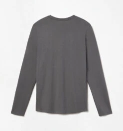 Men's Ultra Long Sleeve (Heather Steel) -TCRunning Shop ACTIVE LS CHARCOAL BACK f80dfd5c d64b 4c01 81ca 37fbe96df75a