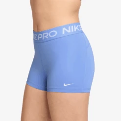 Nike Women's Pro 3" Shorts (495 - Royal Pulse/White) 6 Nike Women's Pro 3" Shorts (495 - Royal Pulse/White) -TCRunning Shop AURORA CZ9857 495 PHSYM001 2000