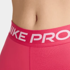Nike Women's Pro 3" Shorts (629 - Aster Pink/White) -TCRunning Shop AURORA CZ9857 629 PHSYM003 2000