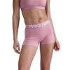 Nike Women's Pro 3" Shorts (699 - Elemental Pink/White)