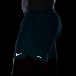Nike Men's DRI-FIT Stride 5" Shorts (345 - Dusty Cactus/Black/Reflective Silver) -TCRunning Shop AURORA DM4755 345 PHSYM200 2000