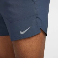 Nike Men's DRI-FIT Stride 5" Shorts (437 - Thunder Blue/Black/Reflective Silver) -TCRunning Shop AURORA DM4755 437 PHSYM004 2000