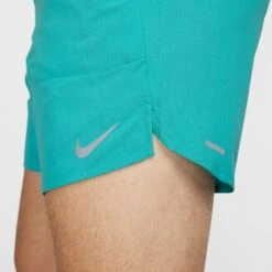 Nike Men's DRI-FIT Stride 7" Shorts (345 - Dusty Cactus/Black/Reflective Silver) -TCRunning Shop AURORA DM4761 345 PHSYM004 2000