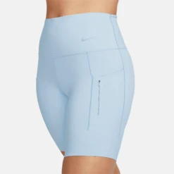 Nike Women’s Go Firm-Support High-Waisted 8” Shorts (441 - Light Armory Blue/Black) 12 Nike Women’s Go Firm-Support High-Waisted 8” Shorts (441 - Light Armory Blue/Black) -TCRunning Shop AURORA DQ5923 441 PHSYM002 2000