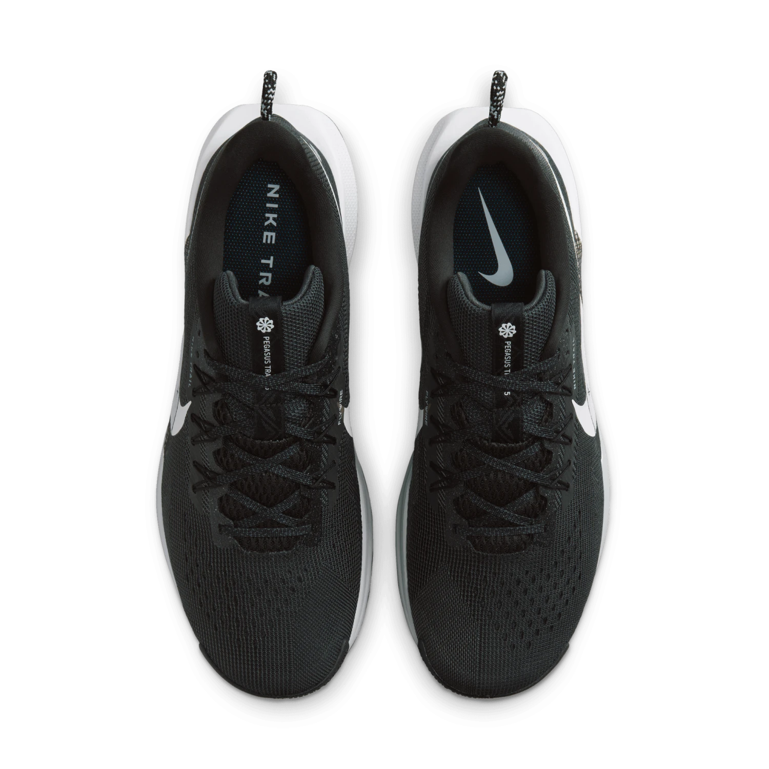 Nike Men’s React Pegasus Trail 5 (001 - Black/White-Anthracite-Wolf Grey) 6 Nike Men’s React Pegasus Trail 5 (001 - Black/White-Anthracite-Wolf Grey) - Image 6