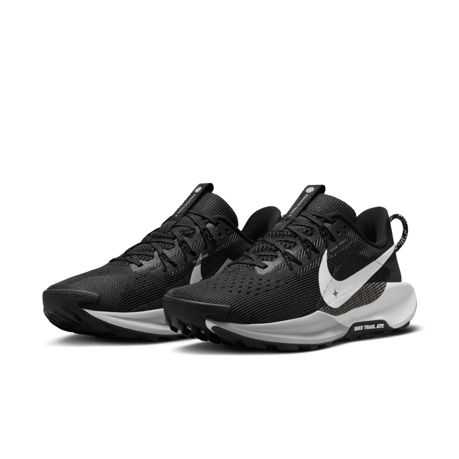 Nike Women’s React Pegasus Trail 5 (001 - Black/White-Anthracite-Wolf Grey) 3 Nike Women’s React Pegasus Trail 5 (001 - Black/White-Anthracite-Wolf Grey) - Image 3