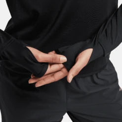 Nike Women's DRI-FIT Swift Element UV 1/4-Zip Running Top (010 - Black/Reflective Silver) 12 Nike Women's DRI-FIT Swift Element UV 1/4-Zip Running Top (010 - Black/Reflective Silver) -TCRunning Shop AURORA FB4316 010 PHSYM003 2000